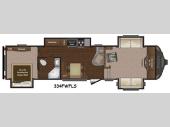 Floorplan - 2015 Keystone RV Sprinter 334FWFLS
