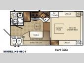 Floorplan - 2015 Palomino Backpack Edition HS 8801