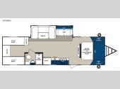 Floorplan - 2015 Forest River RV Surveyor 294QBLE