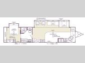 Floorplan - 2007 Forest River RV Wildwood PT 392FKDS