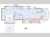 Floorplan - 2015 Winnebago Forza 36G