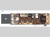 Floorplan - 2015 Forest River RV Cherokee Wolf Pack 27WP