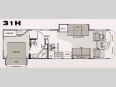 Floorplan - 2007 Four Winds RV Hurricane 31H
