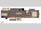Floorplan - 2016 CrossRoads RV Cruiser CF368BH