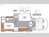 Floorplan - 2016 Coachmen RV Prism 24J