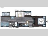 Floorplan - 2016 Forest River RV Salem 33BHOK
