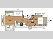 Floorplan - 2016 Forest River RV Wildwood Heritage Glen 299RE