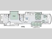 Floorplan - 2016 Thor Motor Coach Tuscany 42HQ