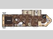 Floorplan - 2016 Forest River RV Cherokee 274VFK