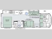 Floorplan - 2016 Thor Motor Coach ACE 29.3