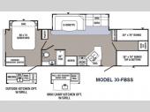 Floorplan - 2016 Palomino Puma 30-FBSS