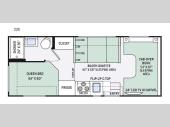 Floorplan - 2016 Thor Motor Coach Four Winds 22E