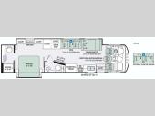 Floorplan - 2016 Thor Motor Coach Challenger 37LX