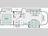 Floorplan - 2016 Thor Motor Coach Siesta 29TB