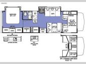 Floorplan - 2016 Forest River RV Sunseeker 2860DS Chevy