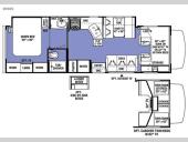 Floorplan - 2016 Forest River RV Sunseeker 3050S Ford