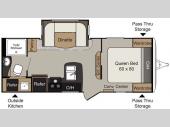 Floorplan - 2016 Keystone RV Passport 2250RB Grand Touring