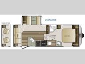 Floorplan - 2016 Keystone RV Cougar Half-Ton Series 244RLSWE