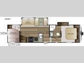 Floorplan - 2016 Keystone RV Cougar X-Lite 28RDB