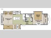 Floorplan - 2016 Forest River RV Cedar Creek Silverback 29IK