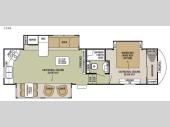 Floorplan - 2016 Forest River RV Cedar Creek Silverback 31RK