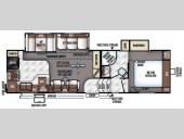 Floorplan - 2016 Forest River RV Flagstaff Classic Super Lite 8528RKWS
