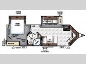 Floorplan - 2016 Forest River RV Flagstaff Super Lite 26VFKS