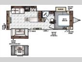 Floorplan - 2016 Forest River RV Flagstaff Super Lite 27RLWS