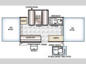 Floorplan - 2016 Forest River RV Rockwood Freedom Series 2318G