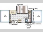 Floorplan - 2016 Forest River RV Rockwood Premier 2514G