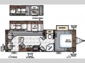 Floorplan - 2016 Forest River RV Rockwood Ultra Lite 2604WS