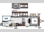 Floorplan - 2016 Forest River RV Rockwood Ultra Lite 2702WS