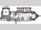 Floorplan - 2016 Forest River RV Rockwood Wind Jammer 3008W