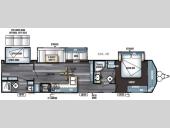 Floorplan - 2016 Forest River RV Salem Villa Series 426-2B Classic