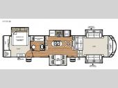 Floorplan - 2016 Forest River RV Sierra 377FLIK