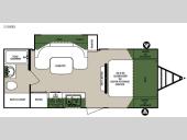 Floorplan - 2016 Forest River RV Surveyor 220RBS