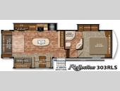 Floorplan - 2016 Grand Design Reflection 303RLS