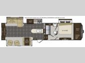 Floorplan - 2016 Keystone RV Alpine 3511RE