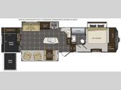 Floorplan - 2016 Keystone RV Alpine 3900RE