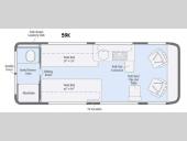 Floorplan - 2016 Winnebago Travato 59K
