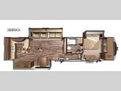 Floorplan - 2016 Highland Ridge RV Open Range 3X 388RKS