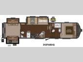 Floorplan - 2016 Keystone RV Sprinter 343FWBHS