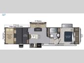 Floorplan - 2016 Keystone RV Carbon 327