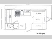 Floorplan - 2016 Shasta RVs Airflyte 16