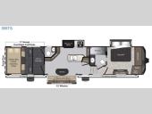 Floorplan - 2016 Keystone RV Raptor 355TS