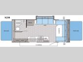 Floorplan - 2016 Jayco Jay Feather Ultra Lite X23B