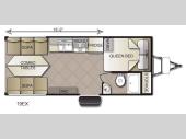 Floorplan - 2016 Pacific Coachworks Sandsport 19EX