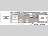Floorplan - 2016 Palomino Puma Unleashed 27-SBU