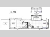 Floorplan - 2016 Palomino Puma Unleashed 32-TFB