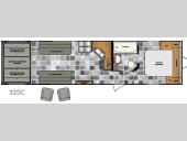 Floorplan - 2016 Winnebago Industries Towables Spyder 32SC